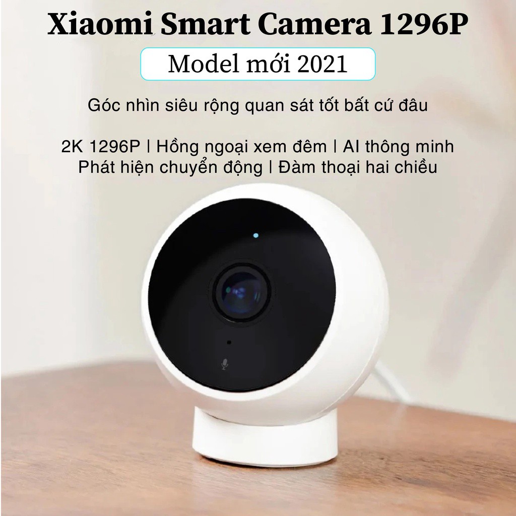 Camera IP Giám Sát Thông Minh Xiaomi Mijia Tiêu Chuẩn 2K  Độ Phân Giải 1296P Góc Quay 180° Chống Nước Tiêu Chuẩn IP65