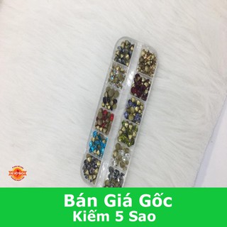 Đá Chân Nhọn 12 màu MIX SIZE