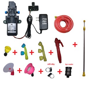 bộ tưới lan, tưới cây cần phun dài 1m - máy bơm áp lực mini TẶNG kèm điều chỉnh lượng nước
