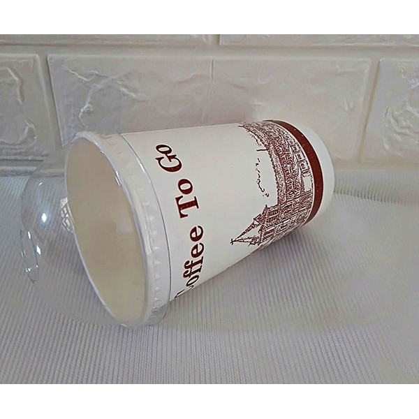 50 Ly Giấy 16oz–450ml In Hình Coffee To Go Có Nắp