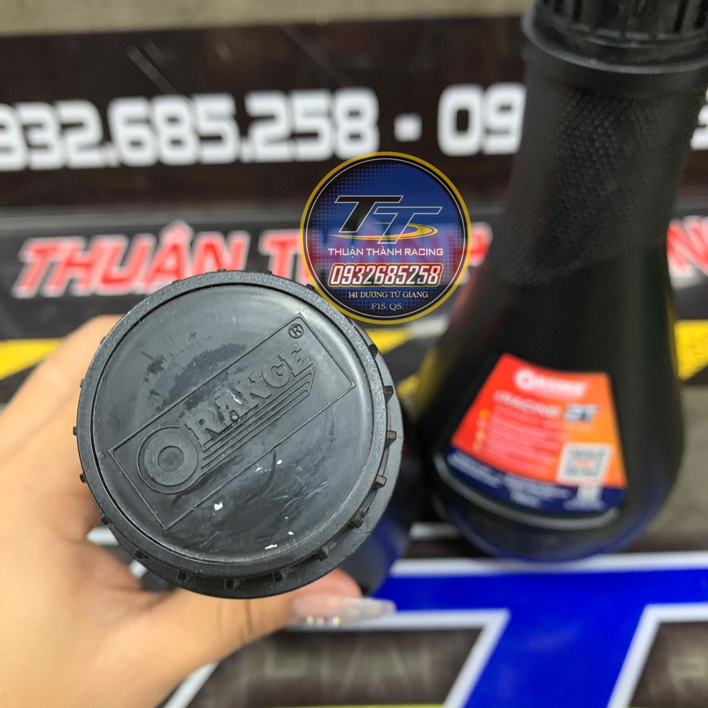 NHỚT PHA 2 THÌ ORANGE CHAI ĐEN - DÒNG RACING CAO CẤP