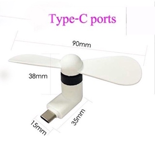 Quạt mini 2 cánh cắm điện thoại