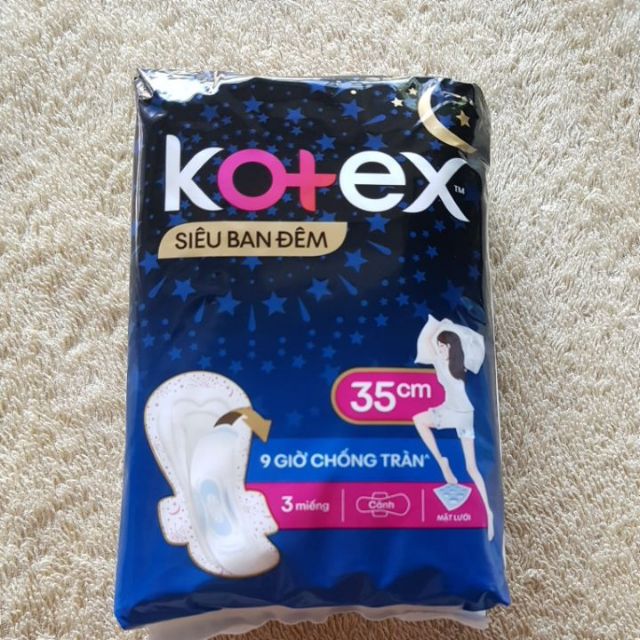 BĂNG VỆ SINH KOTEX STYLE BAN ĐÊM 35 CM