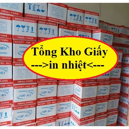 Giấy in nhiệt, giấy in hóa đơn size Đại khổ 80x80 mm