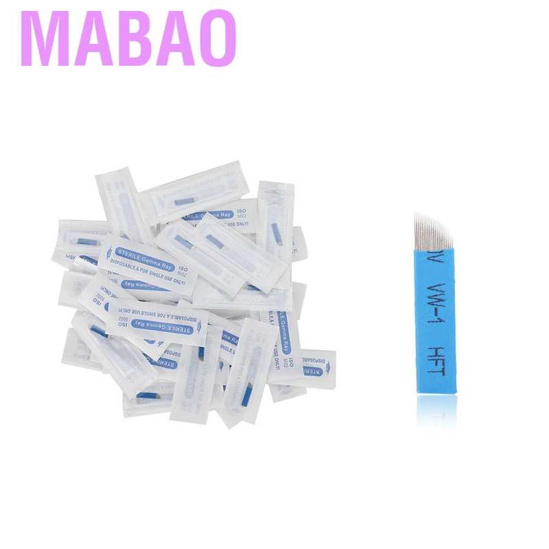 (hàng Mới Về) Set 50 Kim Xăm Chân Mày 3d Tiện Dụng 21 Pin | BigBuy360 - bigbuy360.vn