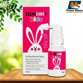 Xịt Hỗ Trợ Tan Ráy Tai Cho Bé Clean Ears Kids 30ml Của Úc