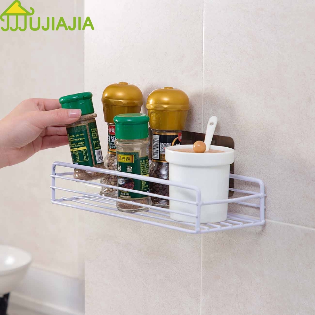 Kệ Để Đồ JUJIAJIA Gắn Tường Phòng Tắm/Nhà Bếp Bằng Sắt