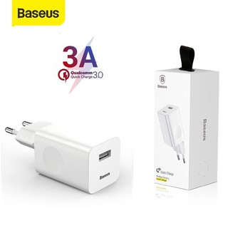 Củ/Cốc Sạc nhanh Baseus 18W Quick Charge 3.0 cho Samsung , Xiaomi, Huawei Androi