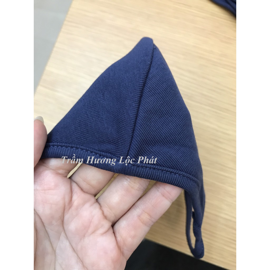 Khẩu Trang Vải Cotton Cao Cấp - Chống tia UV - combo 5pcs - Màu Xanh Nepal Huyền Bí | BigBuy360 - bigbuy360.vn