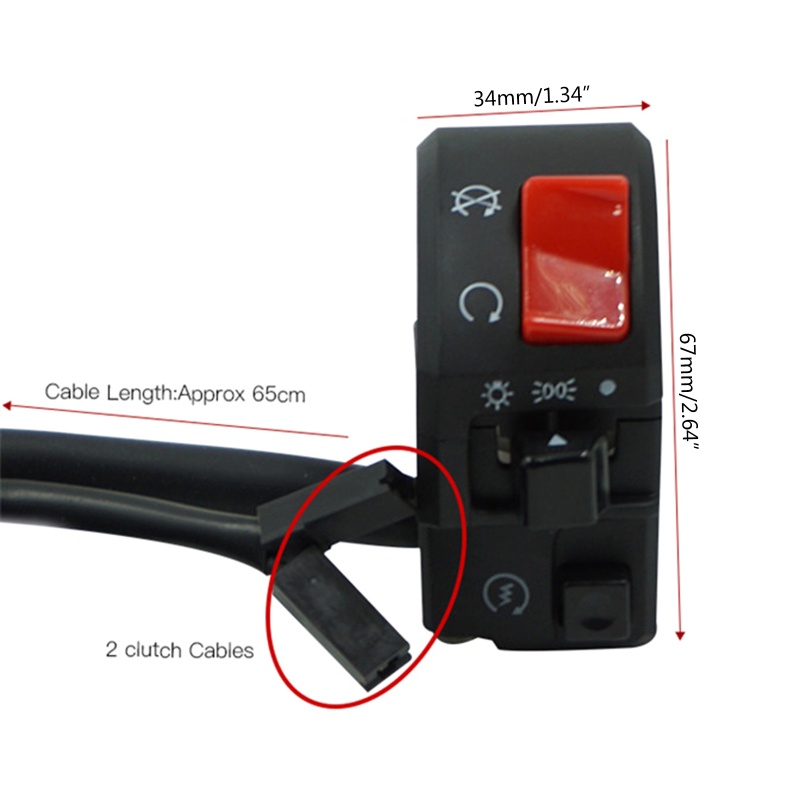 Công Tắc Khởi Động Còi Thông Dụng Cho Xe Máy / Xe Đạp 300cc