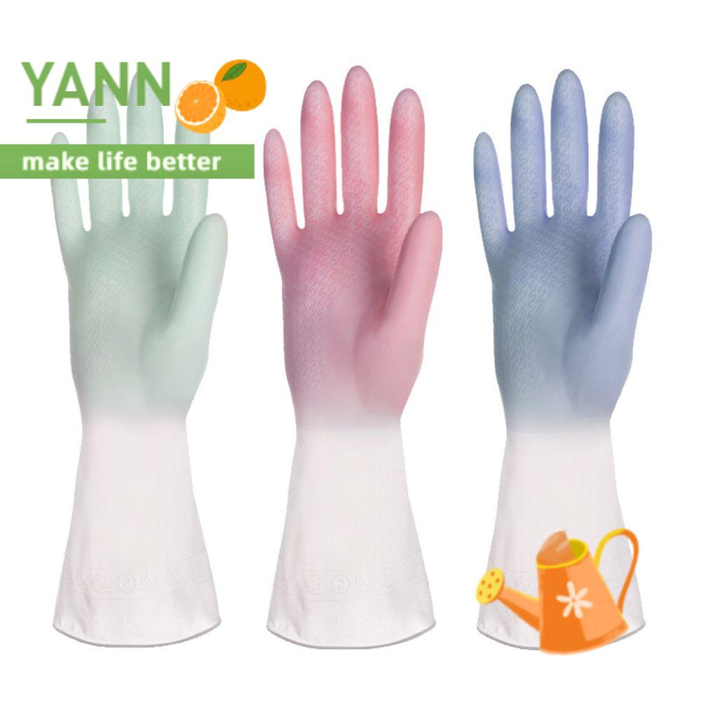 Găng Tay Rửa Chén Bằng Cao Su Bảo Vệ Chống Thấm Nước Siêu Bền