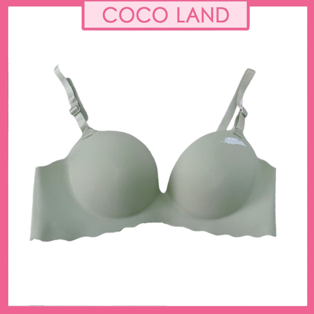 [HOT 2021 Áo lót nữ, Áo ngực trơn cài trước có đệm, không gọng , áo nâng ngực Cao cấp -Quả Chéo, Họa Tiết Hình Lá | BigBuy360 - bigbuy360.vn