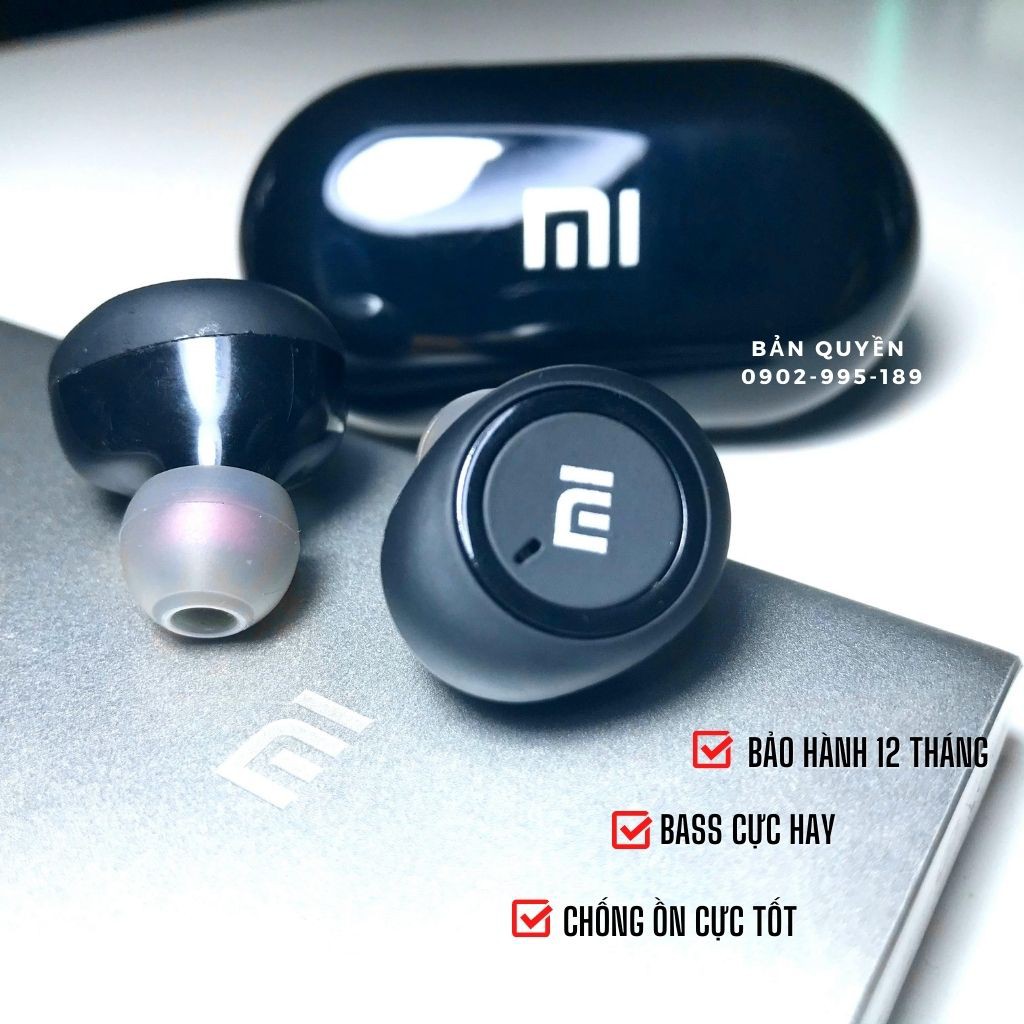 Tai nghe bluetooth Xiaomi - Airdots redmi 2 - bluetoth Thể thao -Bass cực hay⚡