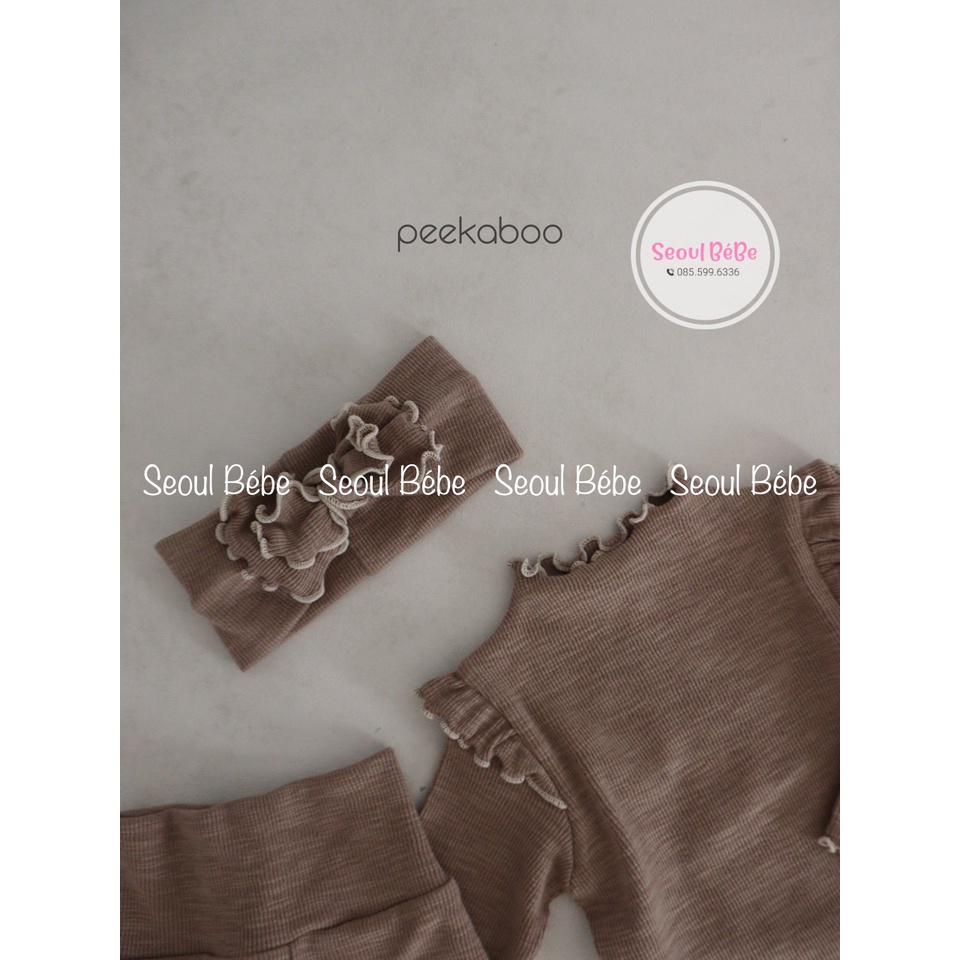 Bộ rời gân SHARON cho bé 8-20kg hãng Peekaboo thu đông 2022