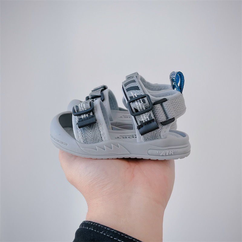￼￼Giày sandal bé trai- Sandal tập đi quai dán nhẹ cho bé mẫu mới SA447