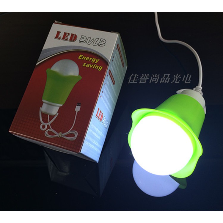 Đèn Led bulb USB 5w Led sáng trắng (mẫu ngẫu nhiên) | BigBuy360 - bigbuy360.vn