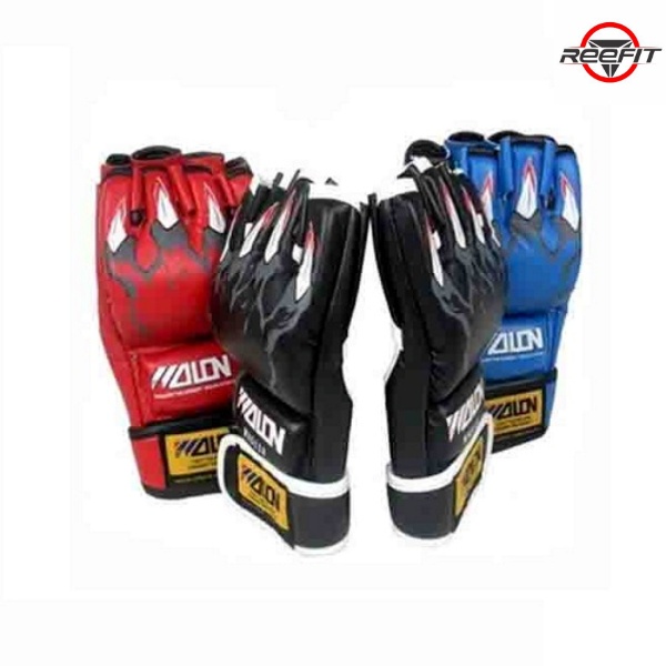 [Reefit Sport] Găng tay đấm boxing hở ngón MMA Wolon