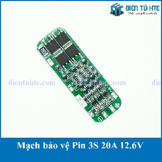 Mạch bảo vệ Pin Lithium 3S 12.6V 20A