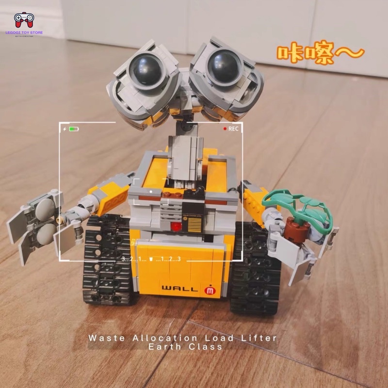 Đồ chơi lắp ghép Legogi WALL E ROBOT BIẾT YÊU nhân vật hoạt hình mô hình trang trí trưng bày quà tặng sinh nhật