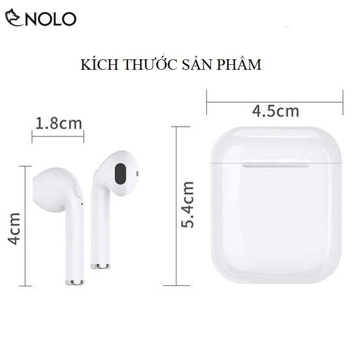 Bộ Tai Nghe Nhét Tai Airpod Bluetooth V5.0 i11s TWS Nút Cảm Ứng Kèm Dock Sạc