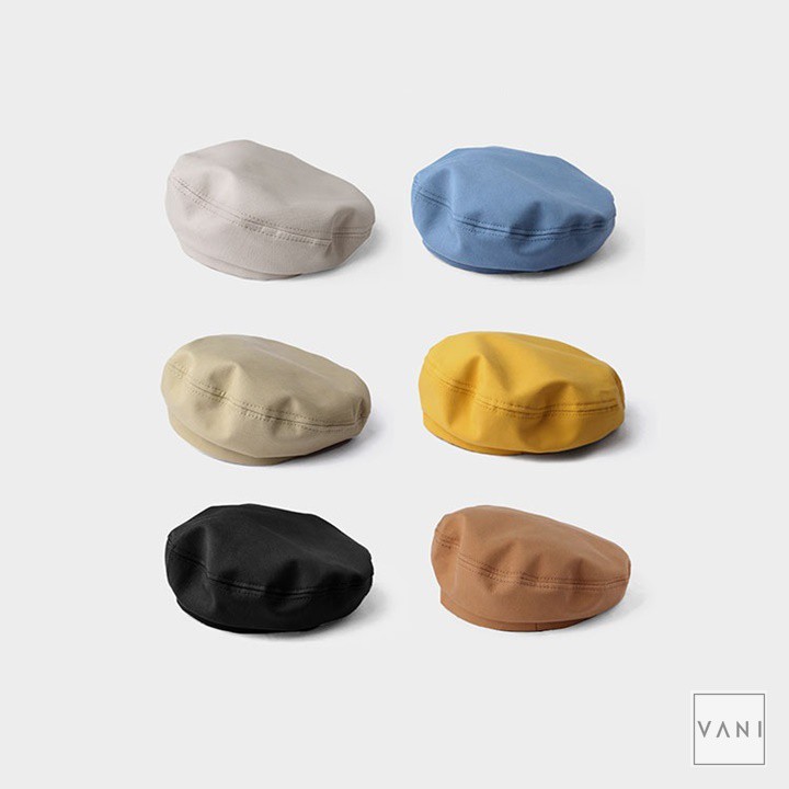 Nón Beret Mũ Nồi Trơn Nhiều Màu Basic - Vani Store