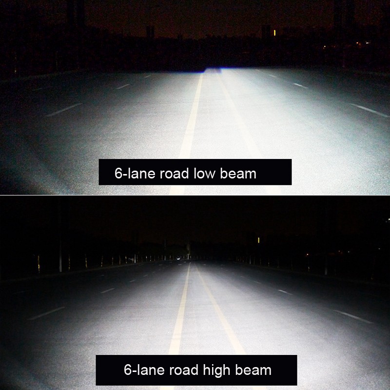 Bộ 2 Bóng Đèn Pha Led F2 H4 H7 H8 H11 H1 Hb3 Hb4 9006 9005 8000lm Tiện Dụng