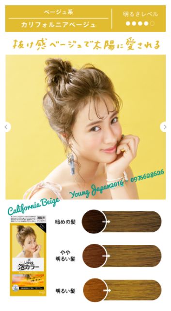 (Bill 21/10 + Review + Đủ màu mới 2019) Thuốc Nhuộm Tóc Tạo Bọt Kao Liese Prettia ko | BigBuy360 - bigbuy360.vn