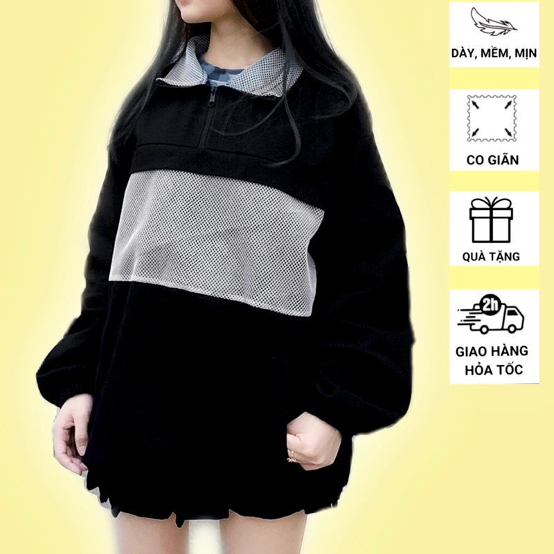 Áo khoác jacket kaki dáng rộng cho cả nam và nữ form lớn unisex size từ 50-85kg - HORTRICKS