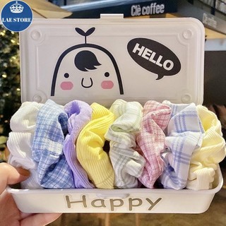 Dây buộc tóc scrunchies các màu siêu xinh