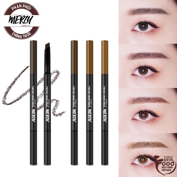 tuan203 Chì Kẻ Mày Ngang Merzy The First Brow Pencil 0.3g tuan203 | BigBuy360 - bigbuy360.vn