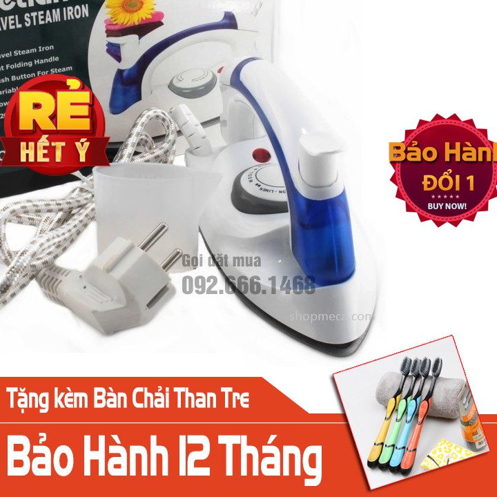 Bàn Là Hơi Nước Mini Cầm Tay Du Lịch [Bảo Hành 12 Tháng]