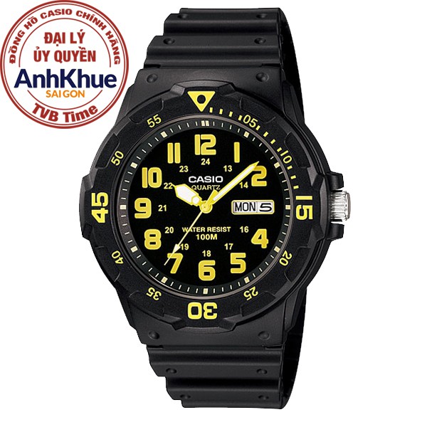 Đồng hồ nam dây nhựa Casio Standard chính hãng Anh Khuê MRW-200H-9BVDF (44mm)