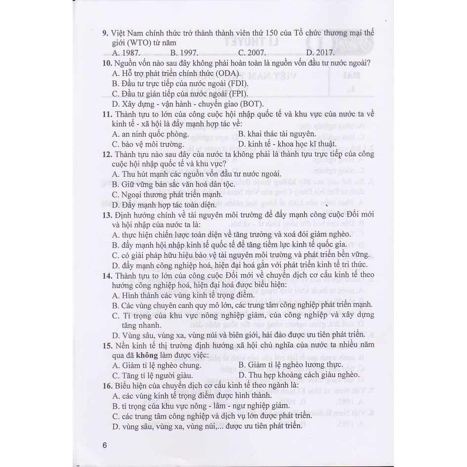 Sách - Trắc nghiệm Địa lí 12 - Lý thuyết và thực hành