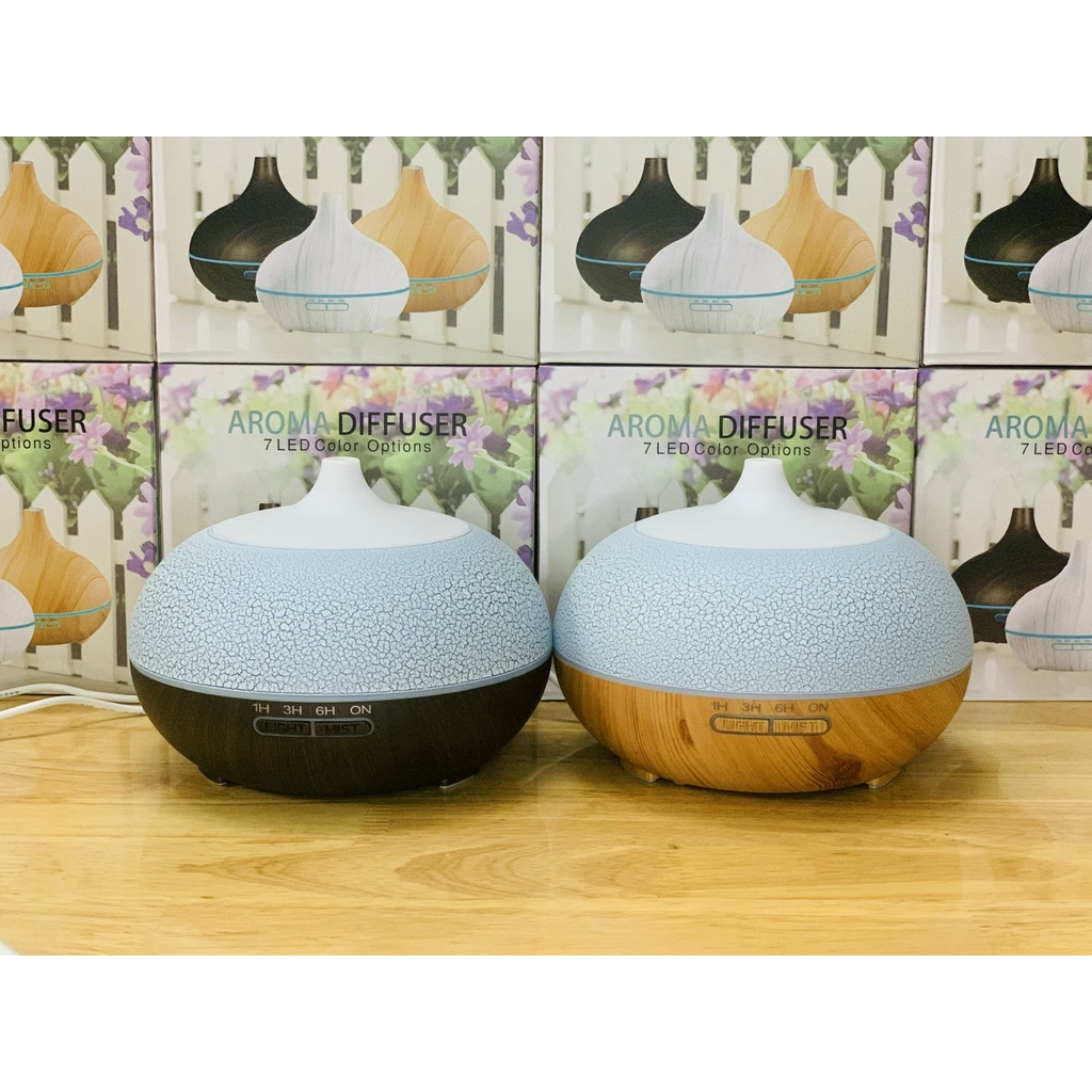 Máy xông tinh dầu bí ngô 550ml có remote điều khiển - BH 18 tháng