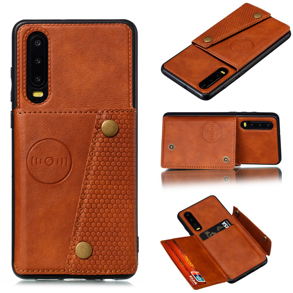 Huawei P20 20lite/nova3e P30 30Pro 30lite Leather + PC Plastic Phone Case