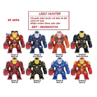 Xếp Hình Marvel Superheroes Bigfig Nhân vật Ironman Người sắt đeo găng tay vô cực KOPF 6096