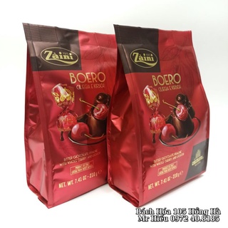 [Hỏa Tốc] Socola bọc cherry Boero 210g Zaini