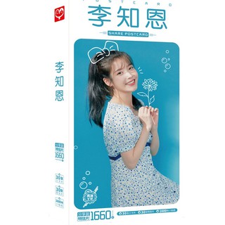 Postcard IU Lee Ji Eun nhiều lomo và hình dán