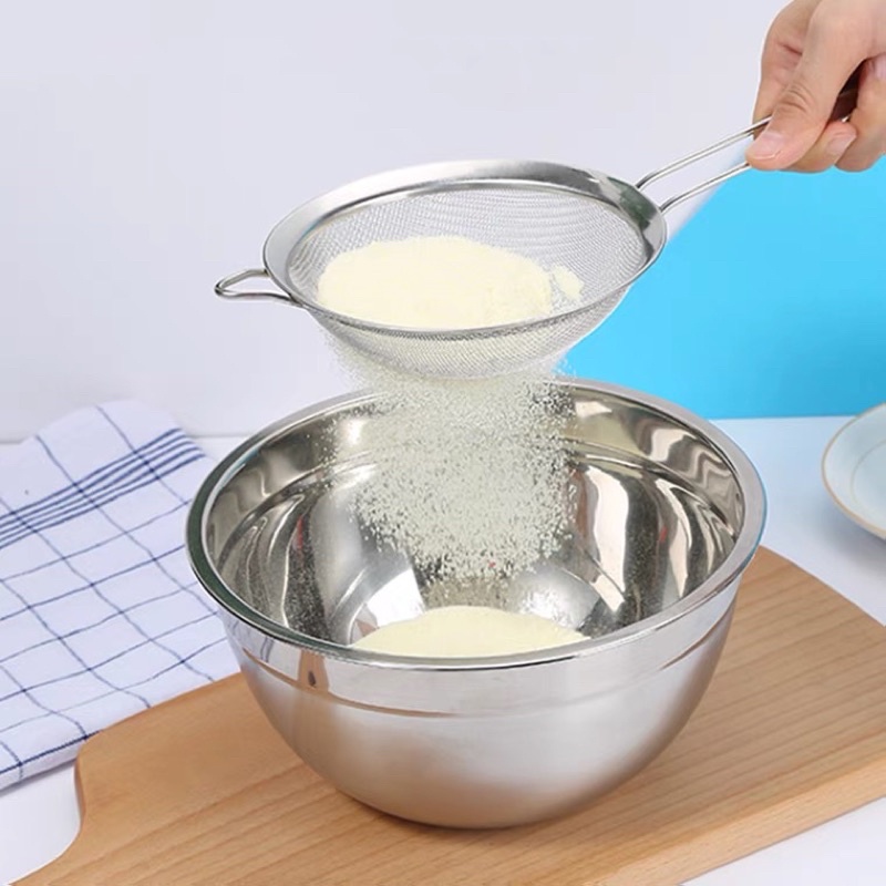 Âu, tô trộn bột đánh trứng dày dặn bằng inox có đế chống trượt