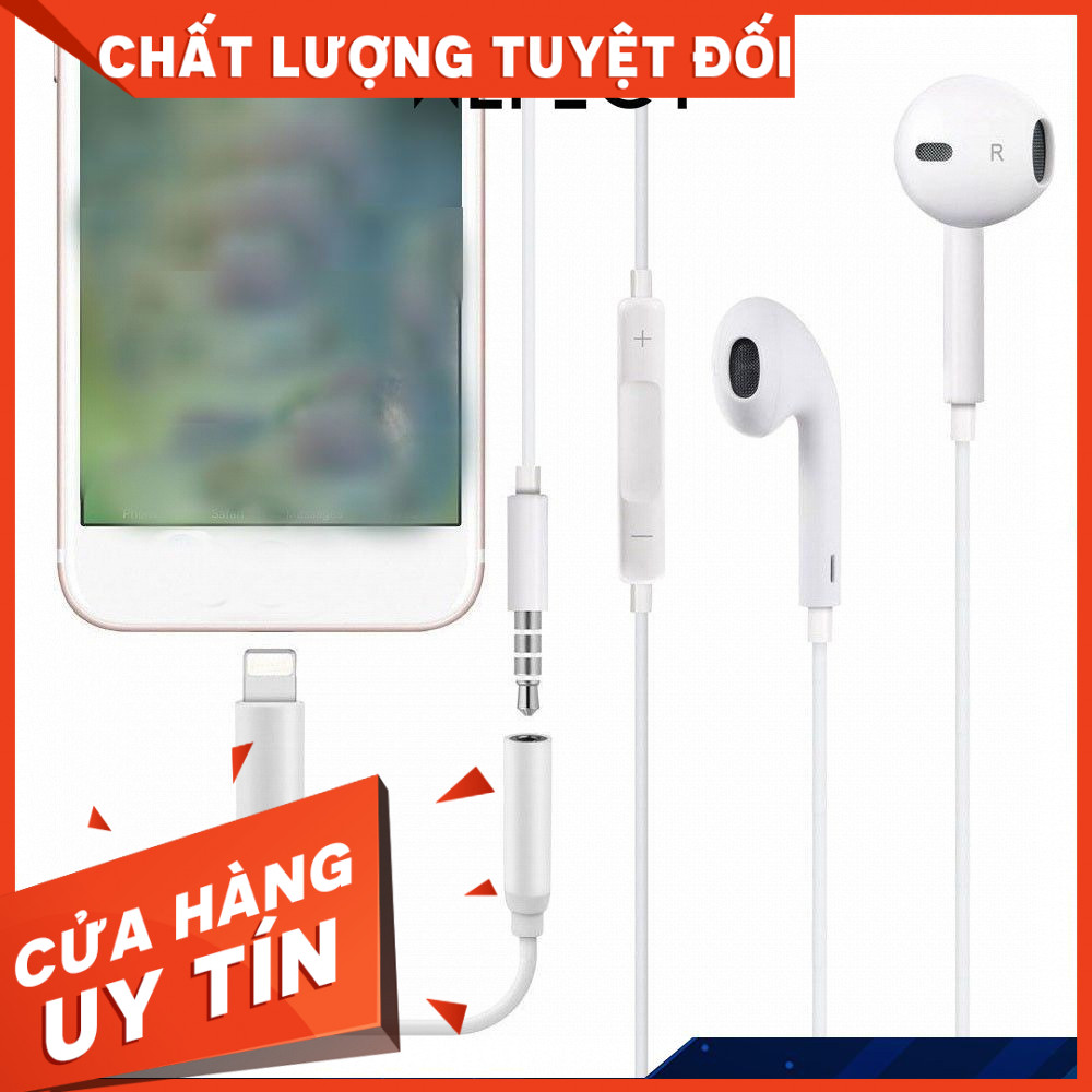 [HOT]Cáp chuyển đổi tai nghe lightning sang 3.5mm - Lỗi đổi mới trong 30 ngày [Còn Ít]