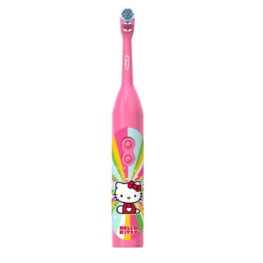 Bàn chải đánh răng dùng pin trẻ em Oral-B Pro-Health Hello Kitty Battery Toothbrush (Mỹ)