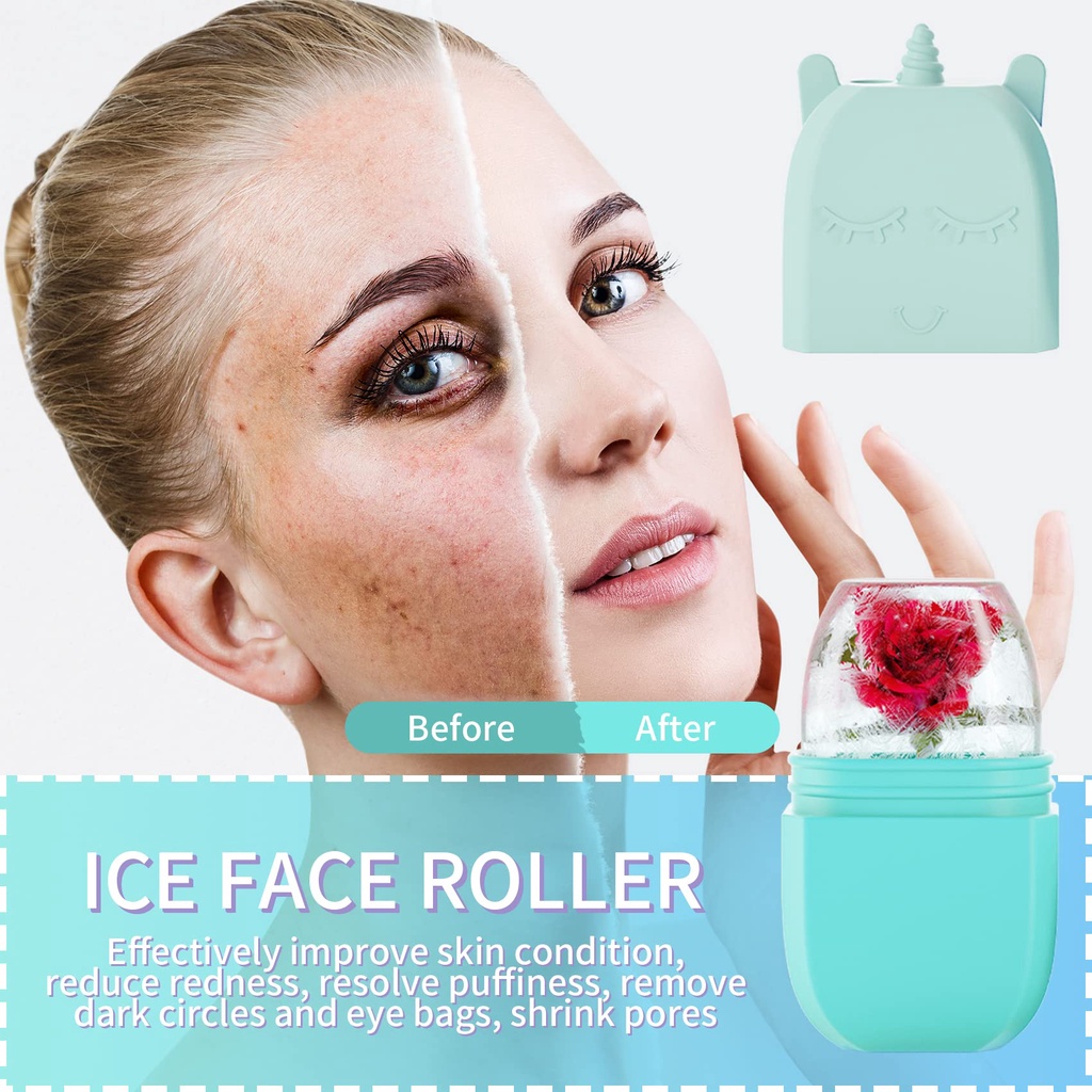 Bóng lăn mát xa da mặt FOREVERLILY hình kỳ lân cá tính chống trượt