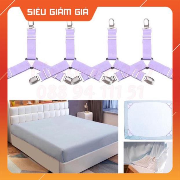 Bộ kẹp ga giường set 4 - Kẹp cố định ga giường
