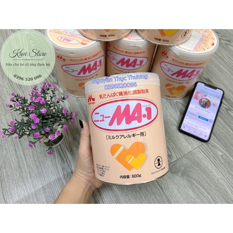SỮA THUỶ PHÂN TOÀN PHẦN MORINAGA MA-1 NHẬT BẢN 800gr