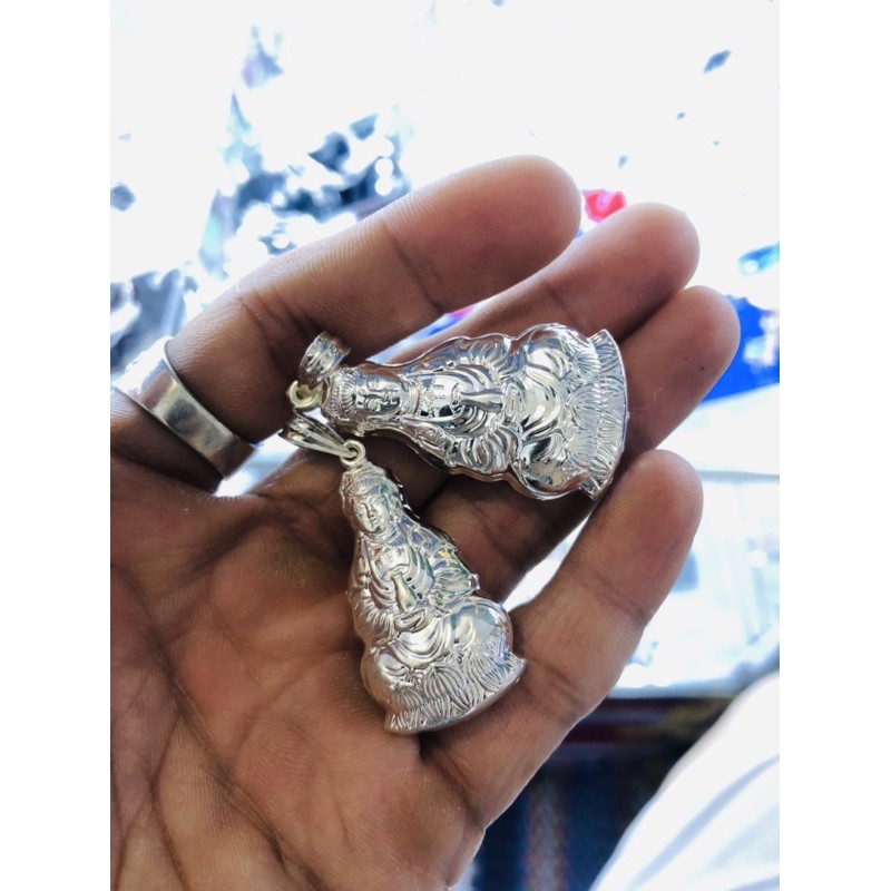 MẶT DÂY CHUYỀN BẠC PHẬT QUAN ÂM CHO BÉ LOẠI BỌNG