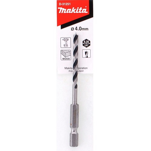 Mũi khoan gỗ chuôi lục giác Makita-D-31251