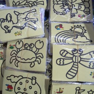 Combo 10 tranh cát nhỏ 9x12cm