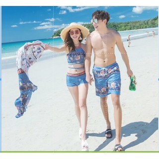 SÉT ĐI BIỂN CÓ CẢ NAM VÀ NỮ DỄ DÀNG MẶC ĐỒ ĐÔI NHÉ