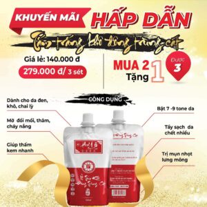 Ủ TẮM TRẮNG KHÔ – VỎ TRỨNG CÁ TUYẾT
