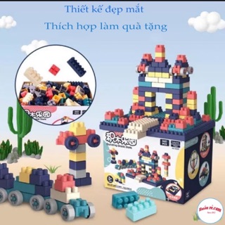 BỘ LEGO LẮP RÁP 520 CHI TIẾT- LEGO XẾP HÌNH ĐỒ CHƠI CHO BÉ